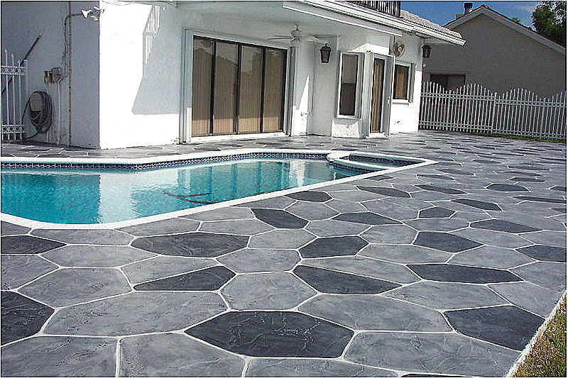 Eurotile Pool Deck Concrete, Pool Deck Tiles